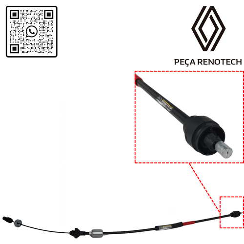 RN 307060-NX 8200694035 CABO DE EMBREAGEM KANGOO - 2